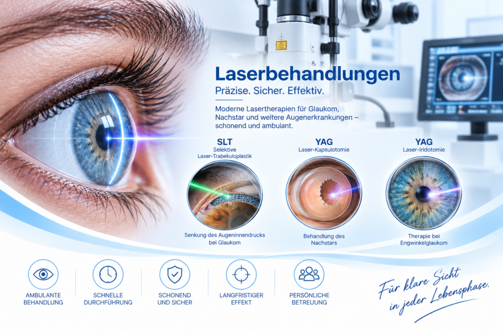 Laserbehandlungen am Auge in Wien